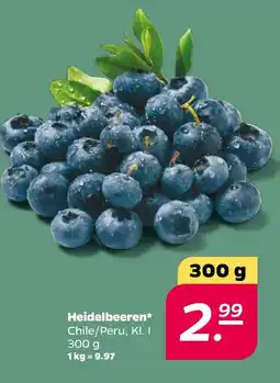 NETTO Heidelbeeren Angebot