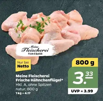 NETTO Meine Fleischerei Frische Hähnchenflügel Angebot