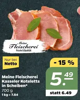 NETTO Meine fleischerei kasseler koteletts in Scheiben Angebot