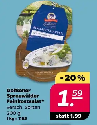 NETTO Golẞener Spreewälder Feinkostsalat Angebot