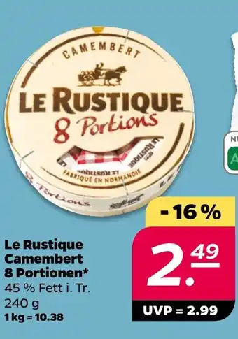 NETTO Le Rustique Camembert 8 Portionen Angebot