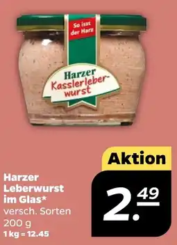 NETTO Harzer Leberwurst im Glas Angebot