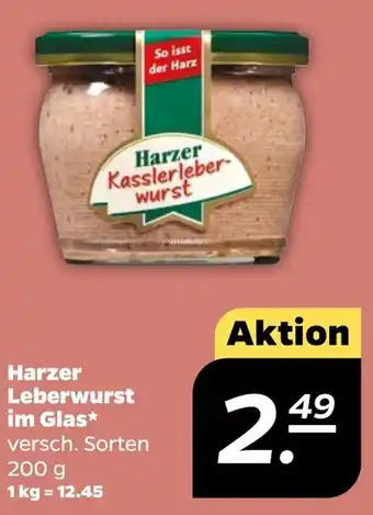 NETTO Harzer Leberwurst im Glas Angebot