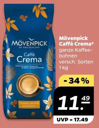 NETTO Mövenpick Caffè Crema Angebot