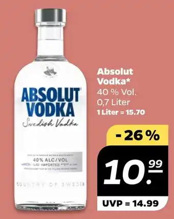 NETTO Absolut Vodka Angebot