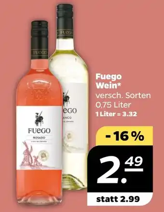 NETTO Fuego Wein Angebot