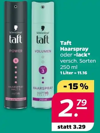 NETTO Taft Haarspray oder -lack Angebot