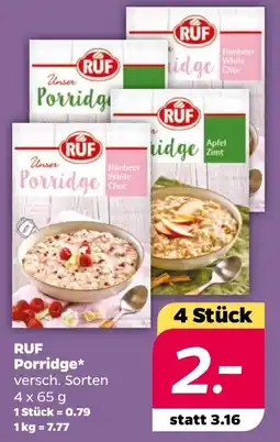 NETTO RUF Porridge Angebot