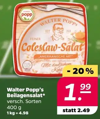 NETTO Walter Popp's Beilagensalat Angebot