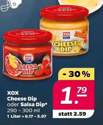 NETTO XOX Cheese Dip oder Salsa Dip Angebot