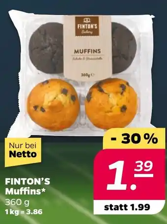 NETTO FINTON'S Muffins Angebot