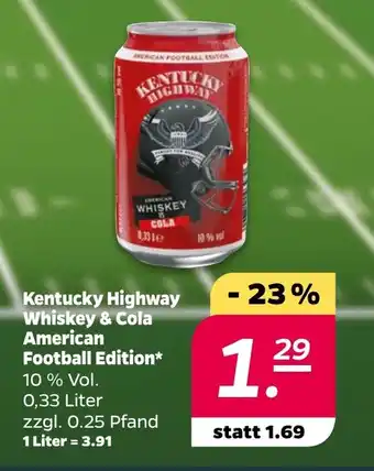 NETTO Kentucky Highway Whiskey & Cola American Football Edition Angebot