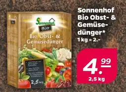 NETTO Sonnenhof Bio Obst- & Gemüse- dünger Angebot