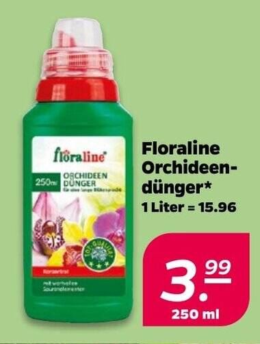 Floraline Orchideen- dnger 250 ml Angebot bei NETTO