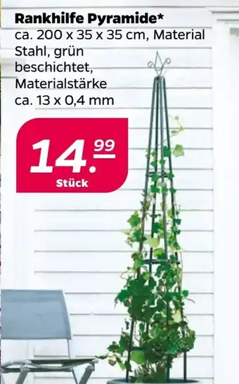 NETTO Rankhilfe Pyramide Angebot