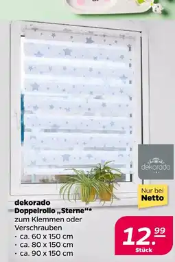 NETTO Doppelrollo,,Sterne Angebot