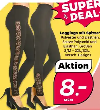 NETTO Leggings mit Spitze Angebot