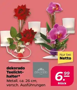 NETTO dekorado Teelicht- halter Angebot