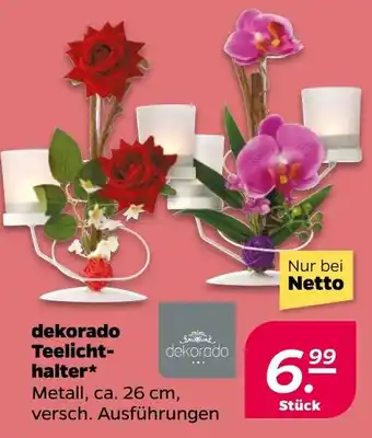 NETTO dekorado Teelicht- halter Angebot