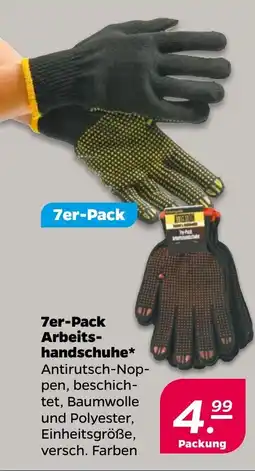 NETTO 7er-Pack Arbeits- handschuhe Angebot