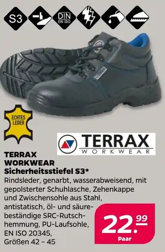 NETTO TERRAX WORKWEAR Sicherheitsstiefel Angebot