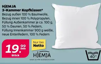 NETTO HJEMJA 3-Kammer Kopfkissen Angebot