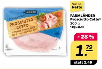 NETTO FARMLÄNDER Prosciutto Cotto Angebot