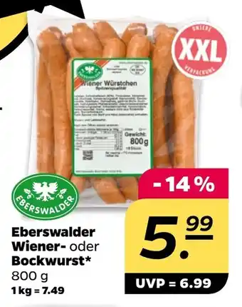 NETTO Eberswalder Wiener- oder Bockwurst Angebot