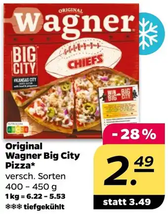 NETTO Original Wagner Big City Pizza Angebot