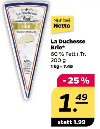 NETTO La Duchesse Brie Angebot