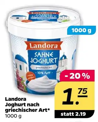 NETTO Landora Joghurt nach griechischer Art Angebot