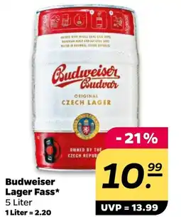 NETTO Budweiser Lager Fass Angebot