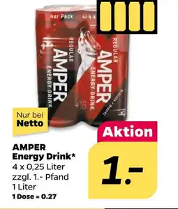 NETTO AMPER Energy Drink Angebot