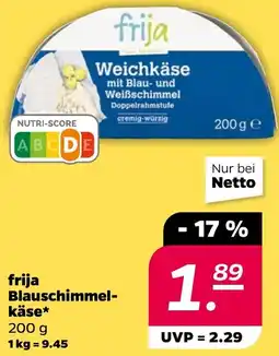 NETTO frija Blauschimmel-kase Angebot