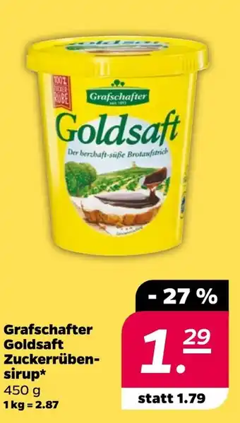 NETTO Grafschafter Goldsaft Zuckerrüben- sirup Angebot