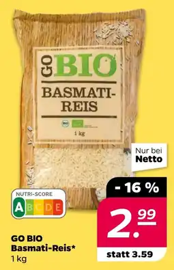 NETTO GO BIO Basmati-Reis Angebot