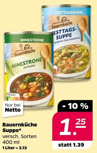 NETTO Bauernküche Suppe Angebot