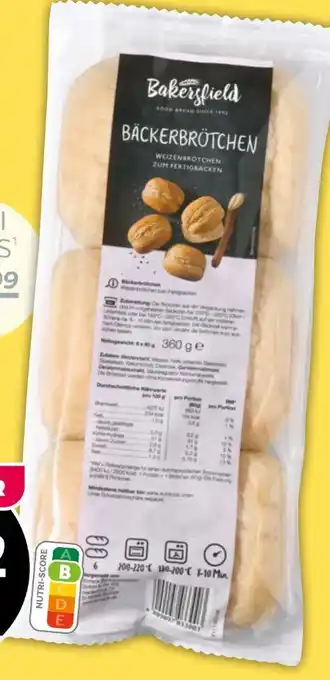 NETTO Bakersfield Bäckerbrötchen Angebot