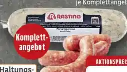 Edeka Rasting Bratwurst mit Wirsinggemüse Angebot