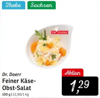 KONSUM Dr. Doerr Feiner Käse- Obst-Salat Angebot