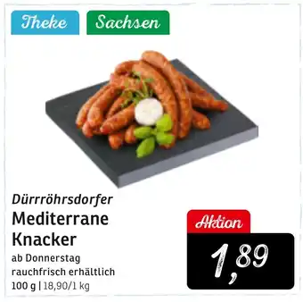 KONSUM Dürrröhrsdorfer Mediterrane Knacker Angebot