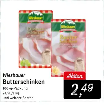 KONSUM Wiesbauer Butterschinken Angebot