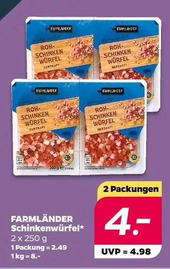 NETTO Farmländer schinkenwürfel Angebot