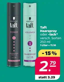 NETTO Schwarzkopf taft haarspray oder -lack Angebot