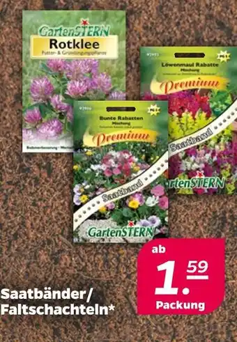 NETTO Gartenstern saatbänder/ faltschachteln Angebot