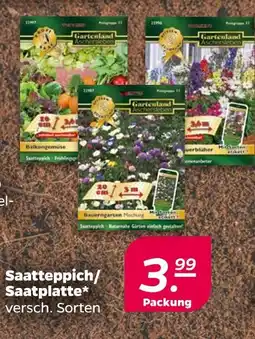 NETTO Saatteppich/saatplatte Angebot