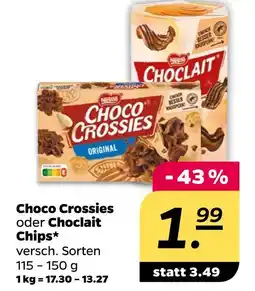 NETTO Nestlé choco crossies oder choclait chips Angebot