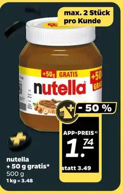 NETTO Nutella Angebot