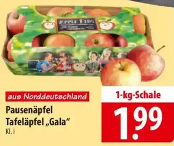 Famila Nord Ost Pausenäpfel Tafeläpfel „Gala“ Angebot