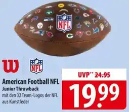 Famila Nord Ost American Football NFL Junior Throwback Angebot